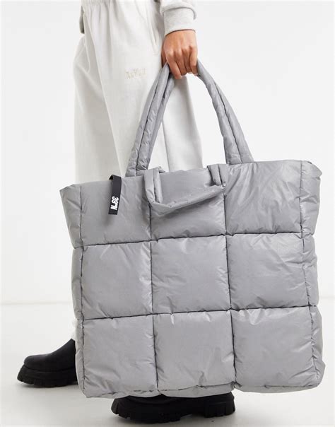 puffer tote bags